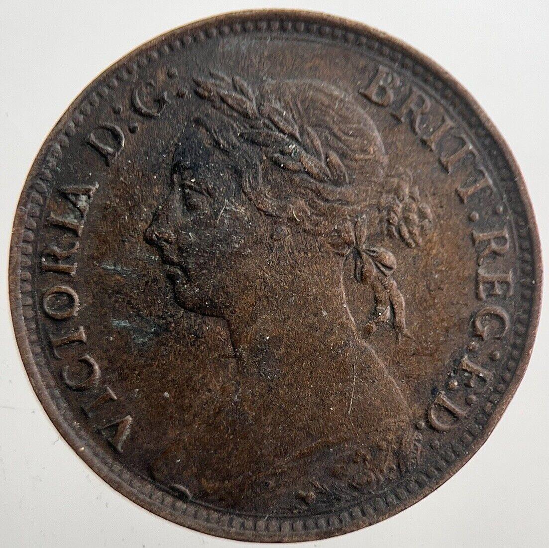1893 Victoria Farthing Coin | Very High Grade | a7695