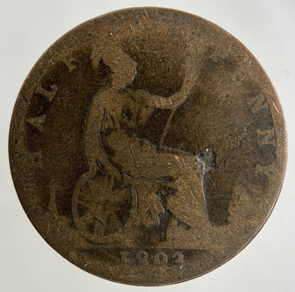 1893 Victoria Half-Penny Coin | Collectable Grade