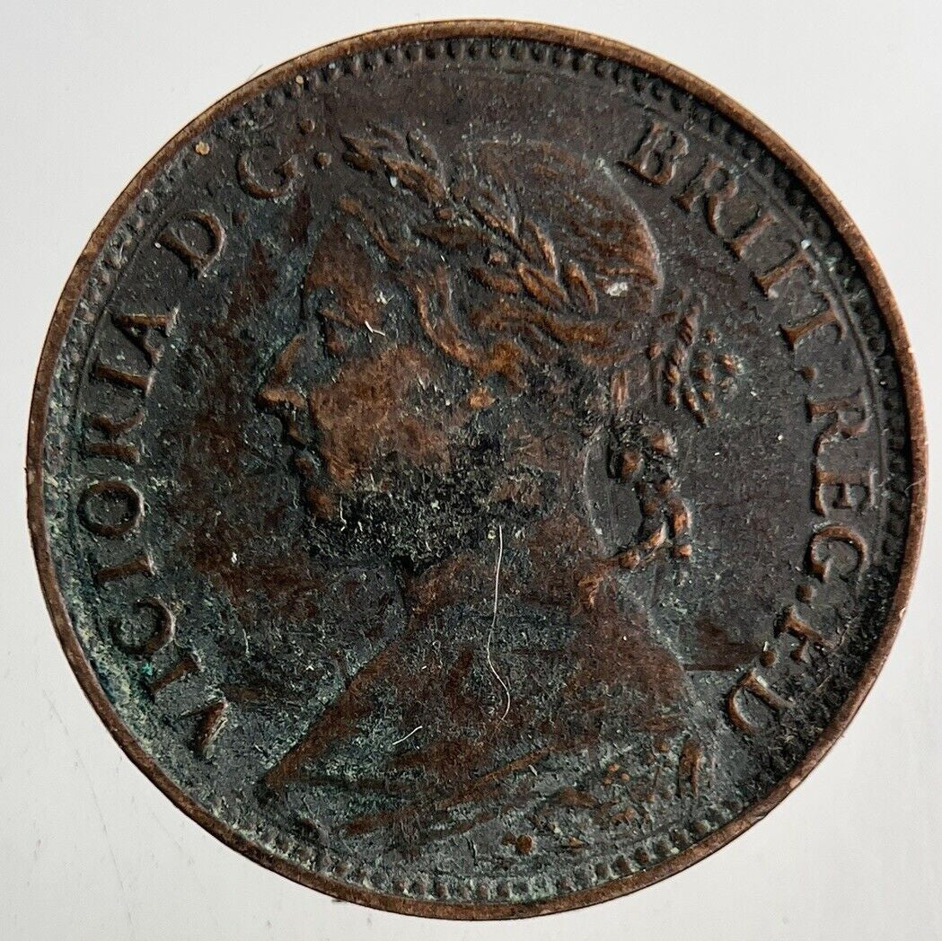 1893 Victoria Farthing Coin | Very High Grade