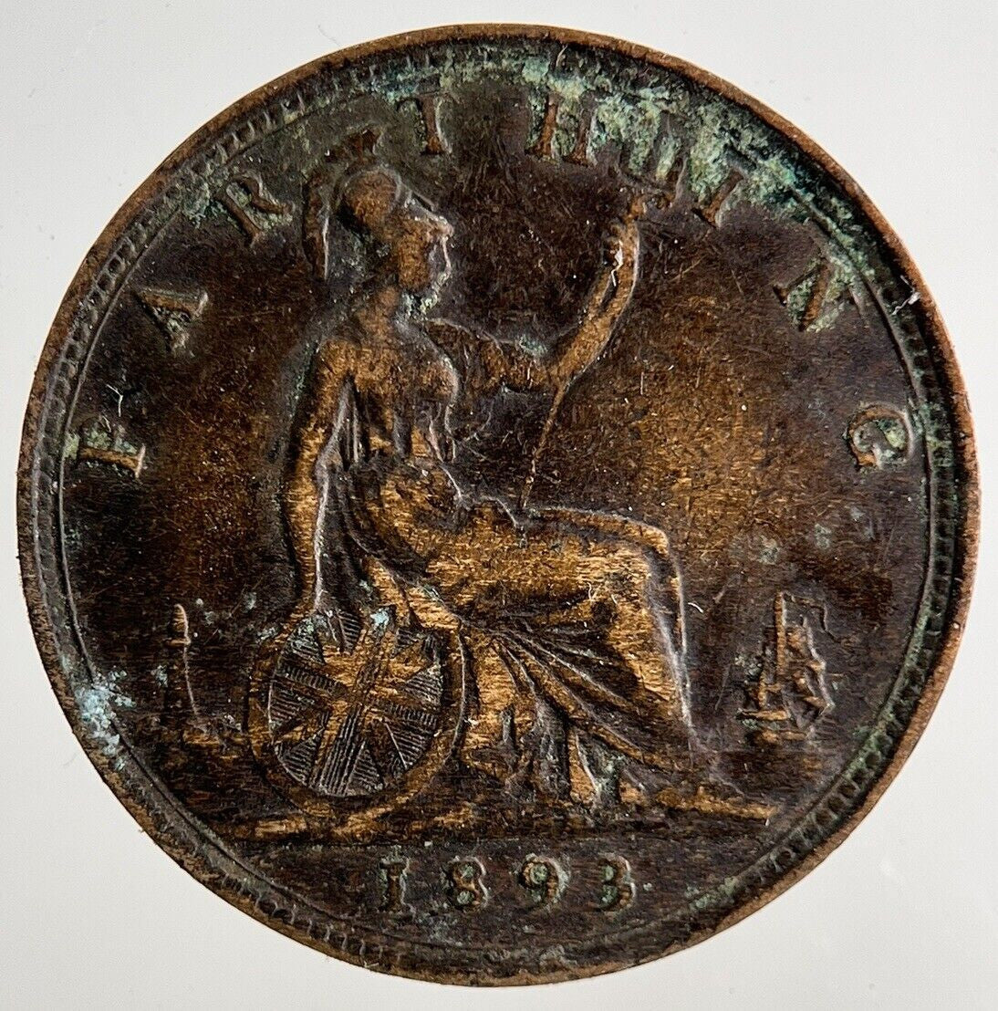 1893 Victoria Farthing Coin | Fine Collectable Grade