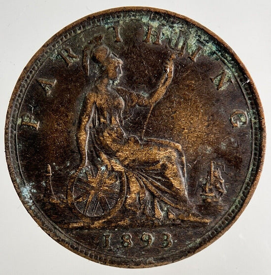 1893 Victoria Farthing Coin | Fine Collectable Grade