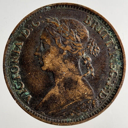 1893 Victoria Farthing Coin | Fine Collectable Grade