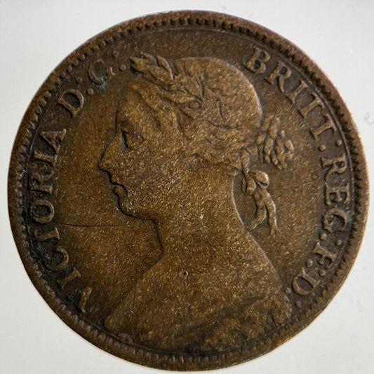 1893 Victoria Farthing Coin | Collectable Grade