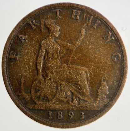1893 Victoria Farthing Coin | Collectable Grade
