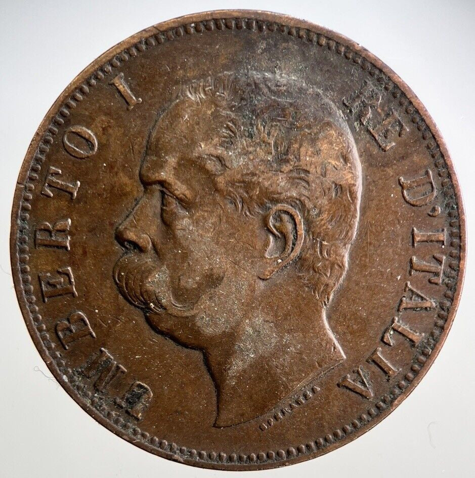 1893 Italy 10 Centesimi Coin | Collectable Grade | a2938