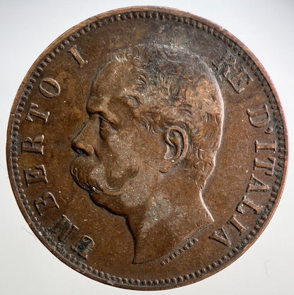 1893 Italy 10 Centesimi Coin | Collectable Grade | a2938