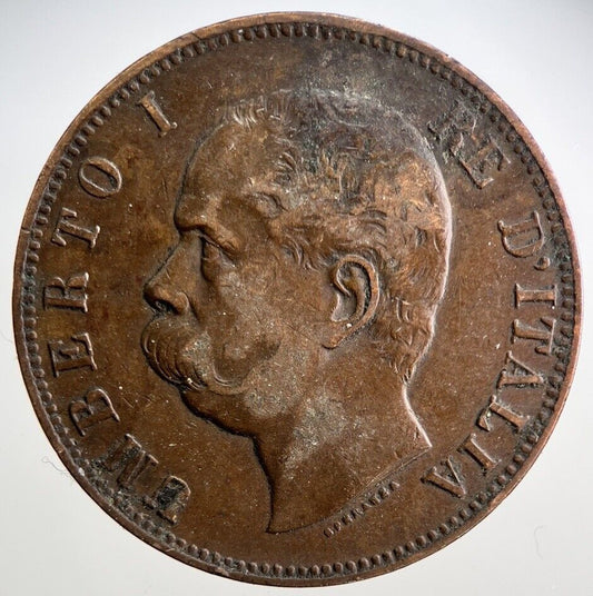 1893 Italy 10 Centesimi Coin | Collectable Grade | a2938