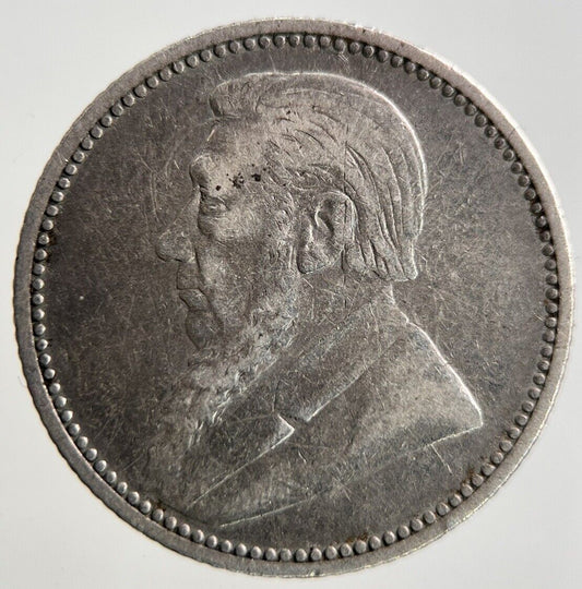 1893 South Africa Sixpence Silver Coin | Fine Collectable Grade