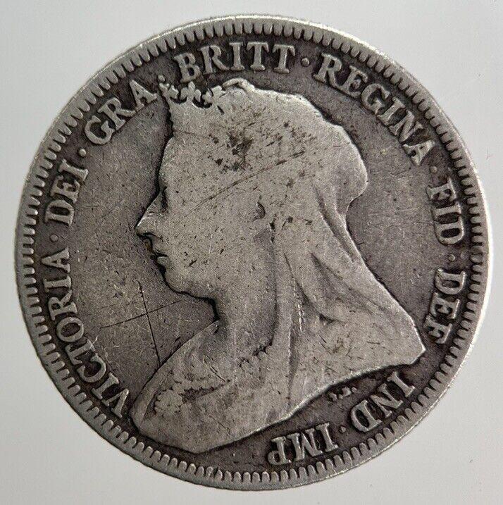1893 Victoria Shilling Silver Coin | Collectable Grade | a794