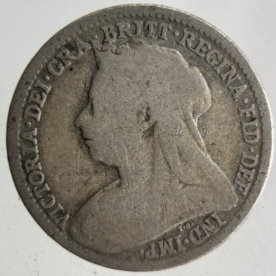 1893 Victoria Threepence Silver Coin | Collectable Grade