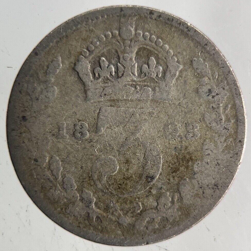 1893 Victoria Threepence Silver Coin | Collectable Grade