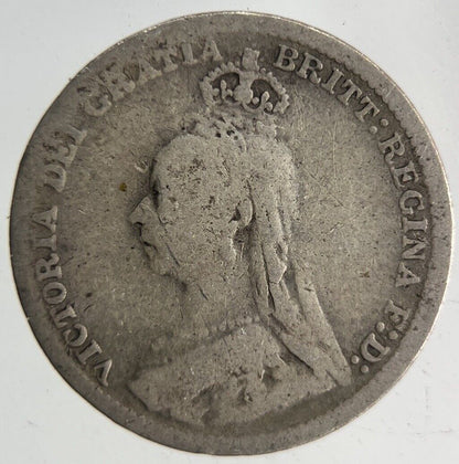1893 Victoria Threepence Silver Coin | Collectable Grade