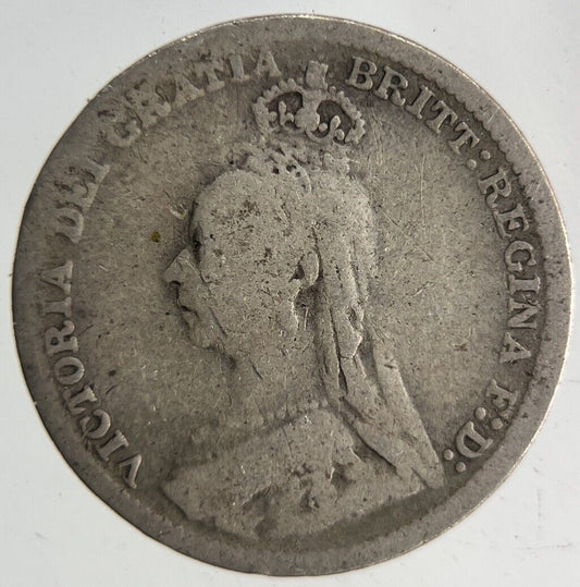 1893 Victoria Threepence Silver Coin | Collectable Grade