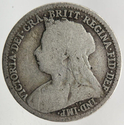 1893 Victoria Threepence Silver Coin | Collectable Grade