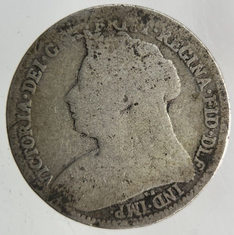 1893 Victoria Threepence Silver Coin | Collectable Grade