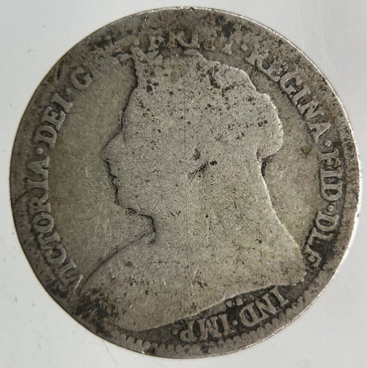 1893 Victoria Threepence Silver Coin | Collectable Grade