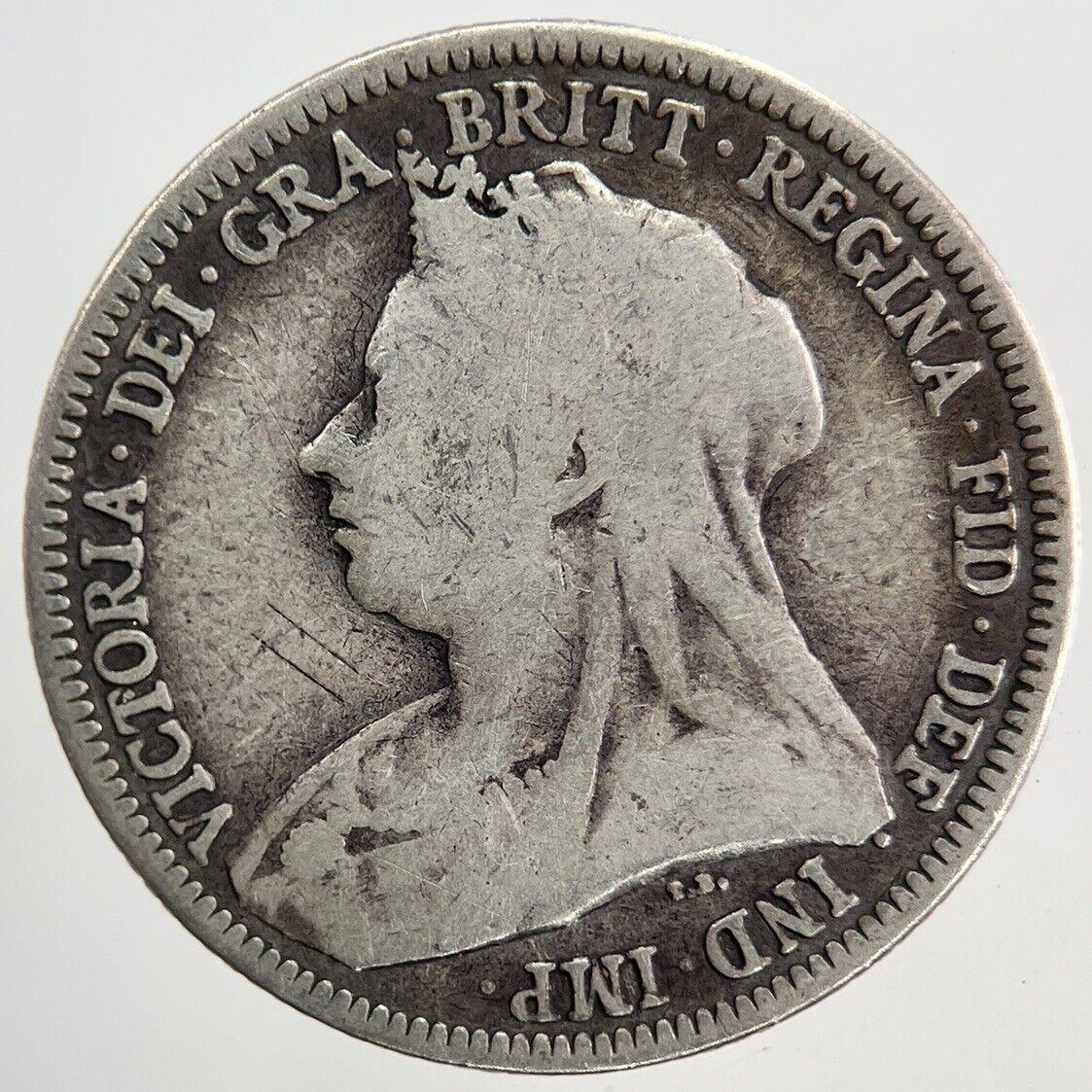1893 Victoria Shilling Silver Coin | Fine Collectable Grade