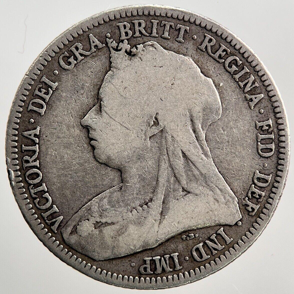 1893 Victoria Shilling Silver Coin | Collectable Grade | a2708