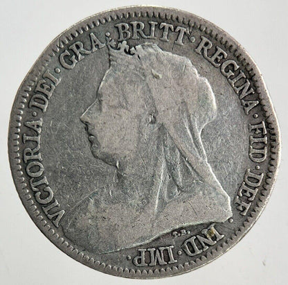 1893 Victoria Sixpence Silver Coin | Collectable Grade