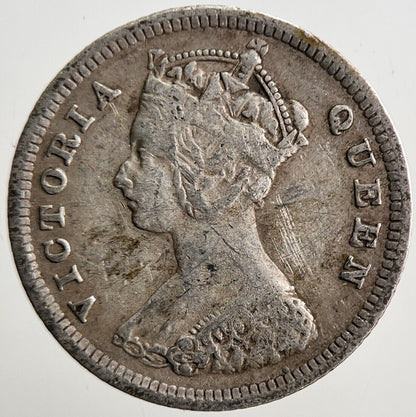 1893 Hong Kong 10 Cents Silver Coin | Collectable Grade | a3133