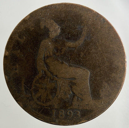 1893 Victoria Half-Penny Coin | Collectable Grade