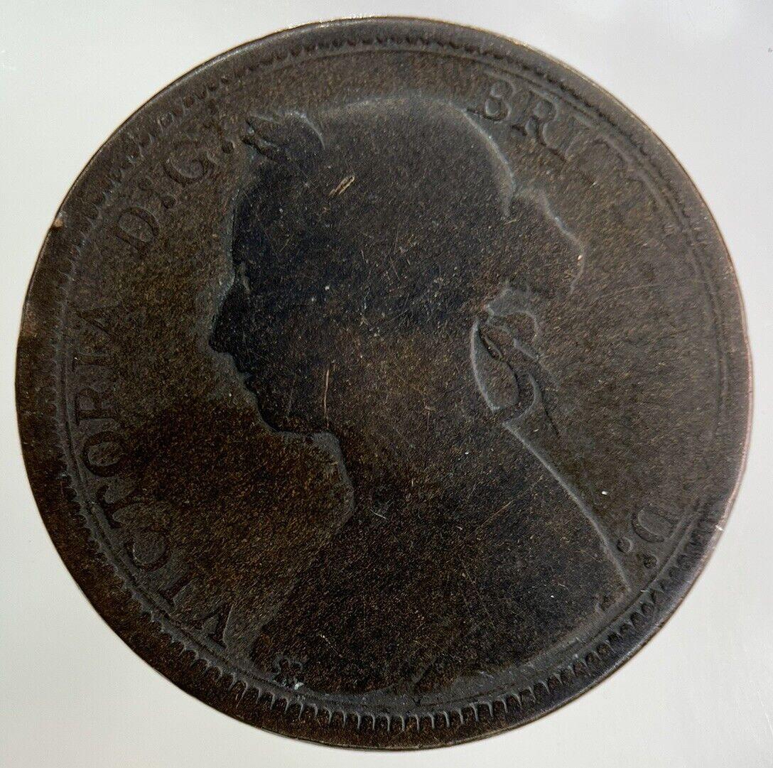 1893 Victoria Half-Penny Coin | Collectable Grade