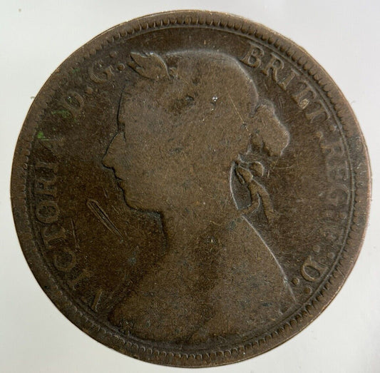 1893 Victoria Half-Penny Coin | Collectable Grade