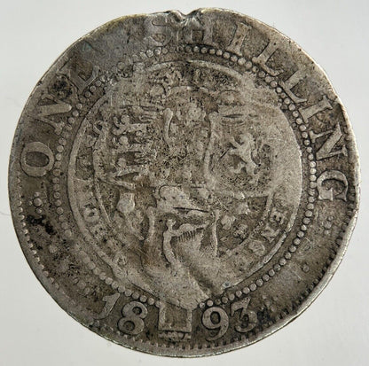 1893 Victoria Shilling Silver Coin | Collectable Grade
