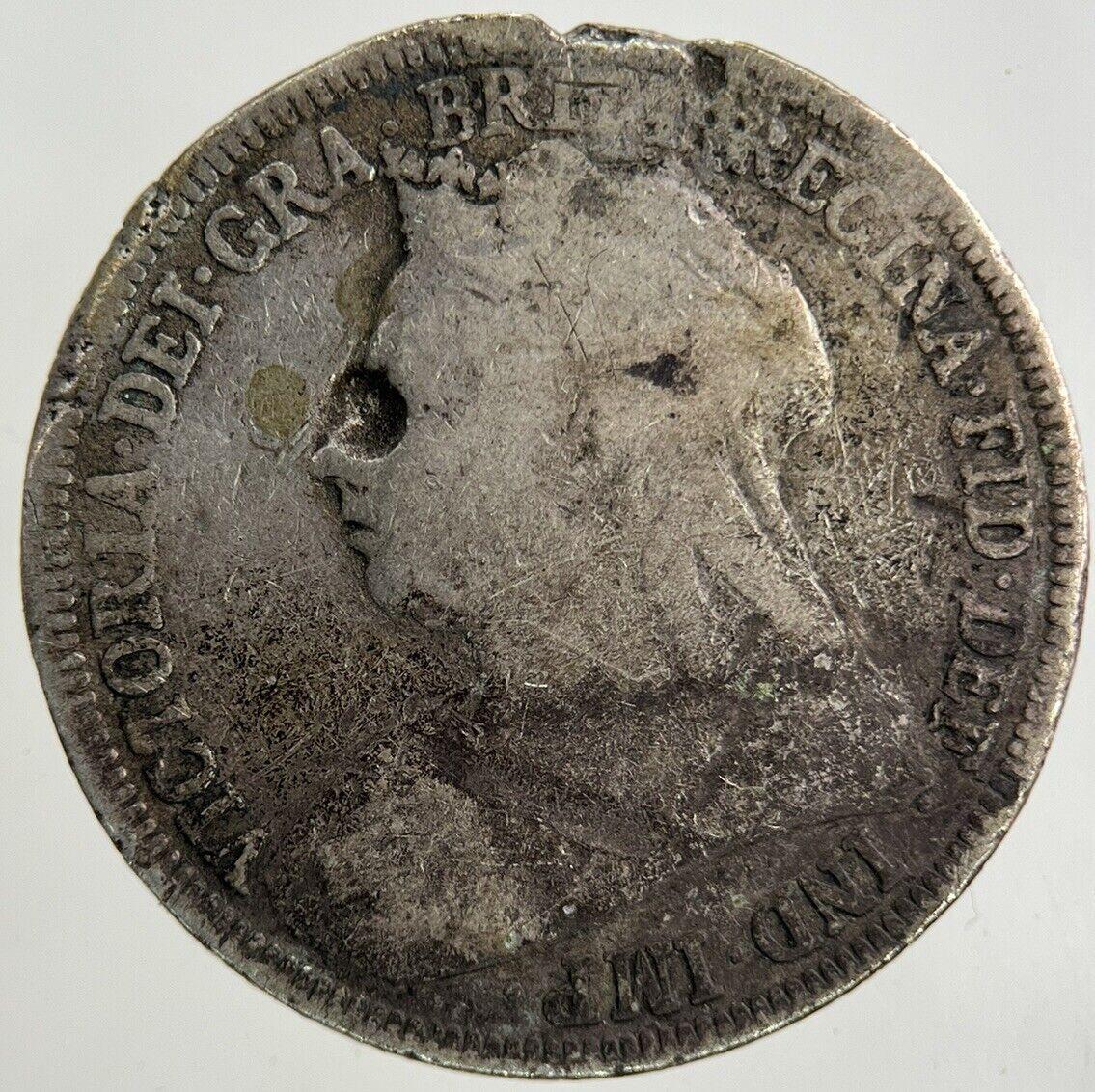 1893 Victoria Shilling Silver Coin | Collectable Grade
