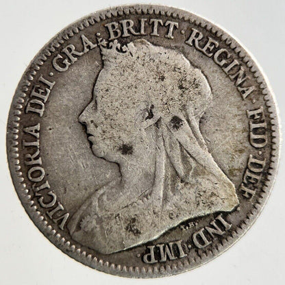 1893 Victoria Sixpence Silver Coin | Fine Collectable Grade