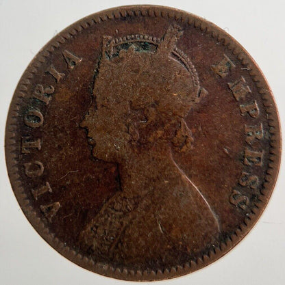 1893 India Quarter 1/4 Anna Coin | Collectable Grade | a2043