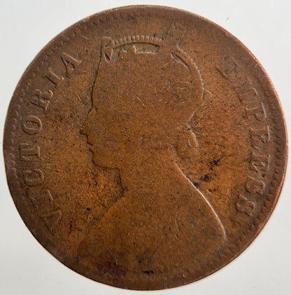 1893 India Quarter 1/4 Anna Coin | Collectable Grade | a1671