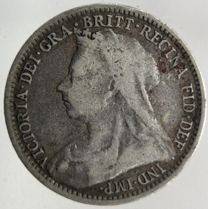 1893 Victoria Threepence Silver Coin | Fine Collectable Grade