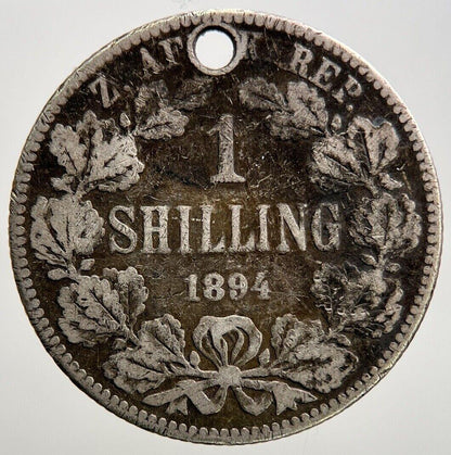 1894 South Africa Shilling Coin | Fair Grade | a1519