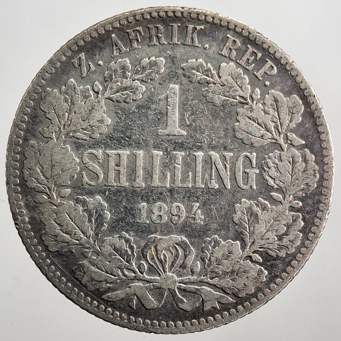 1894 South Africa One Shilling Coin | Collectable Grade | a7929