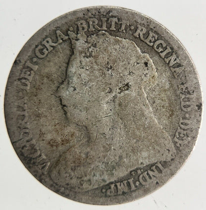 1893 Victoria Threepence Silver Coin | Collectable Grade