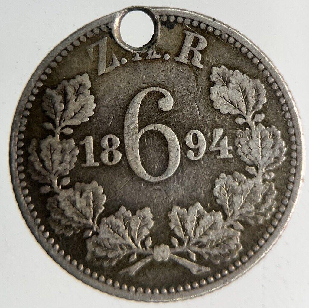 1894 South Africa Sixpence Silver Coin | Collectable Grade