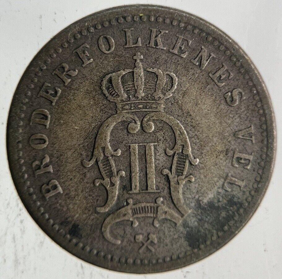 1894 Norway 10 Ore Silver Coin | Fine Collectable Grade