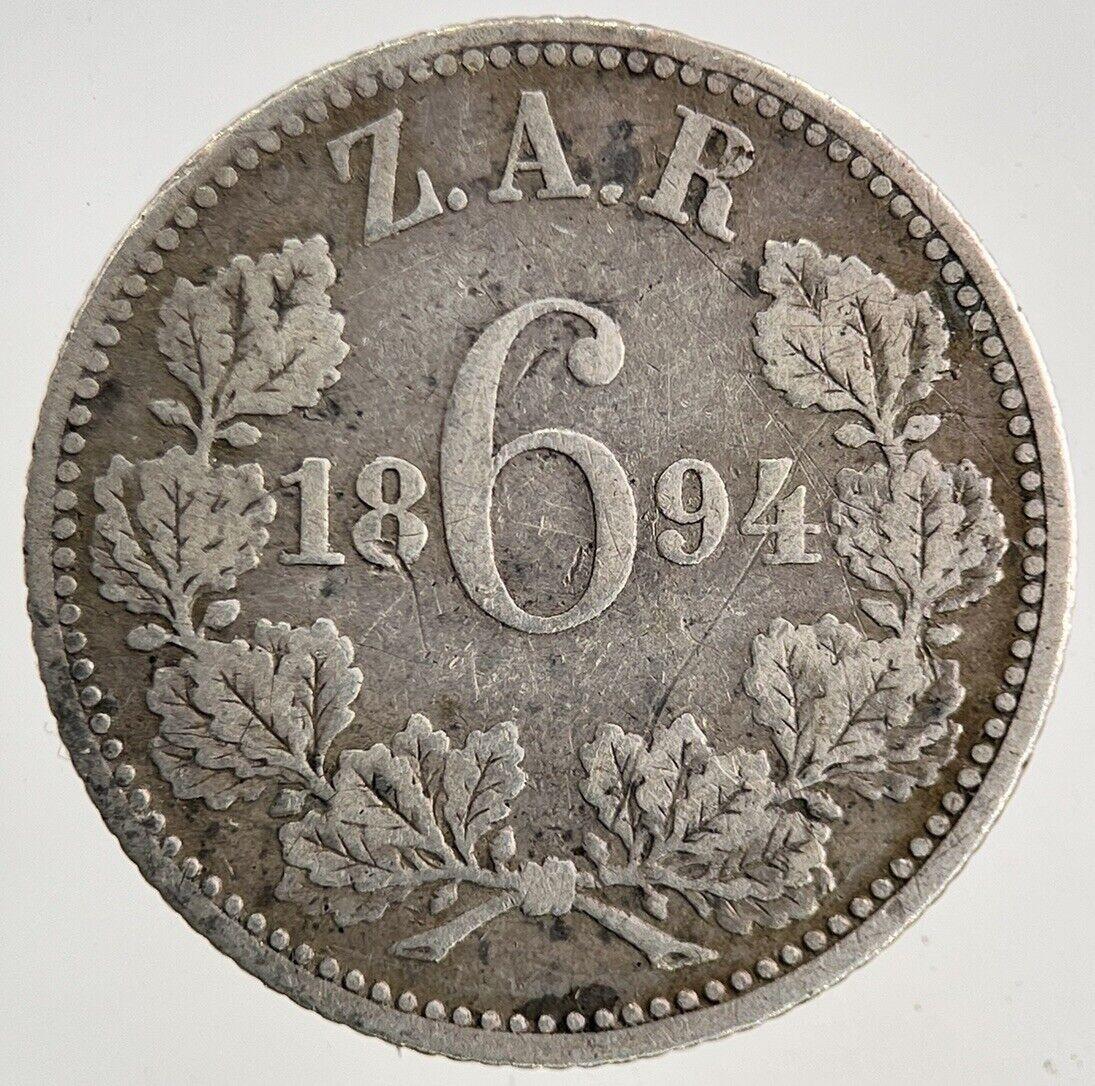 1894 South Africa Sixpence Silver Coin | Collectable Grade
