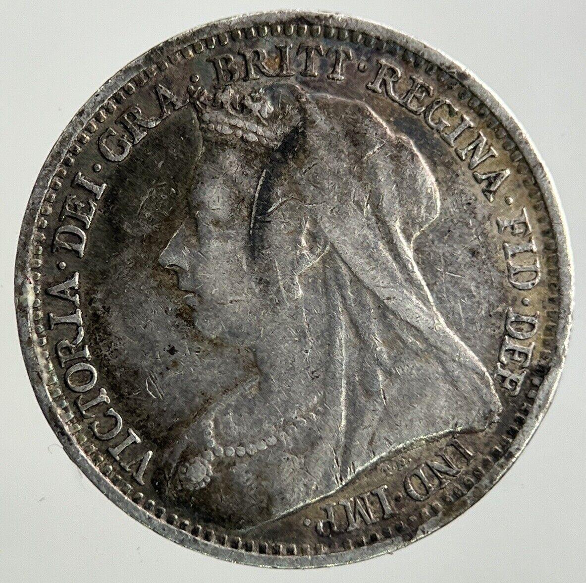 1893 Victoria Threepence Silver Coin | Fine Collectable Grade