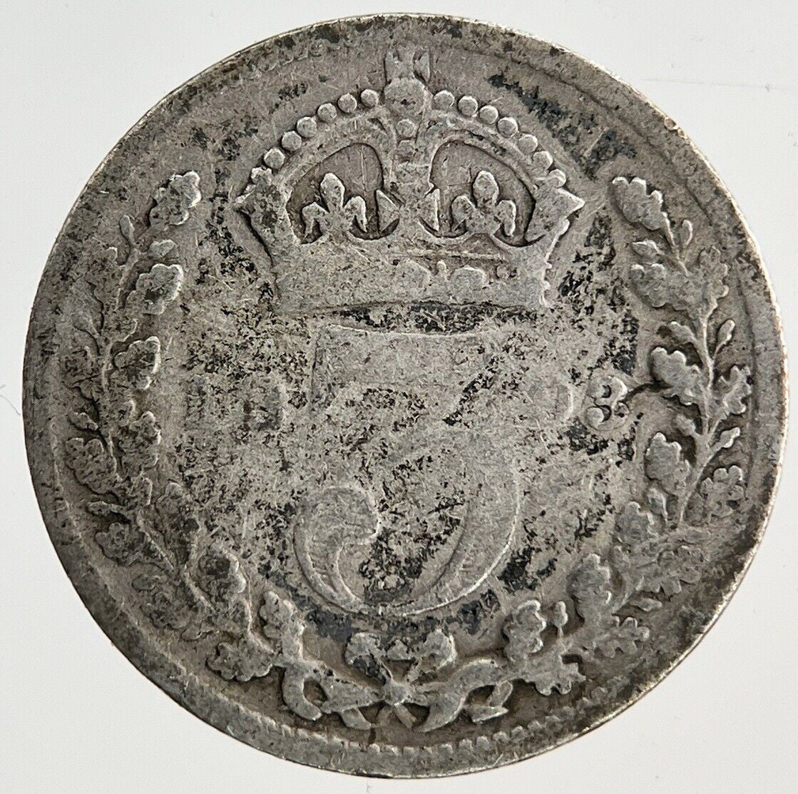 1893 Victoria Threepence Silver Coin | Collectable Grade