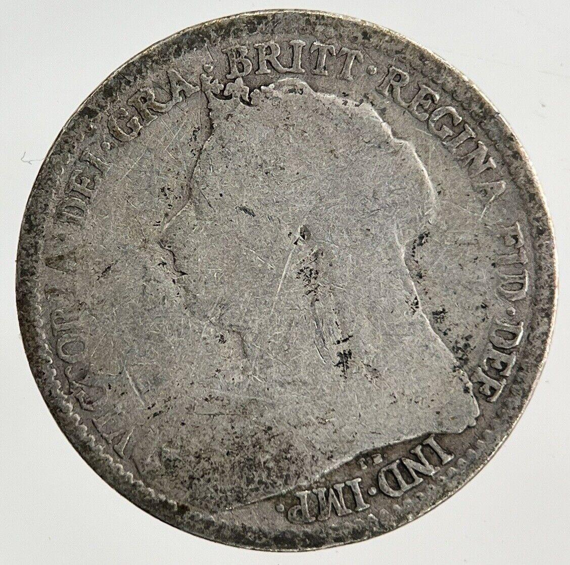1893 Victoria Threepence Silver Coin | Collectable Grade