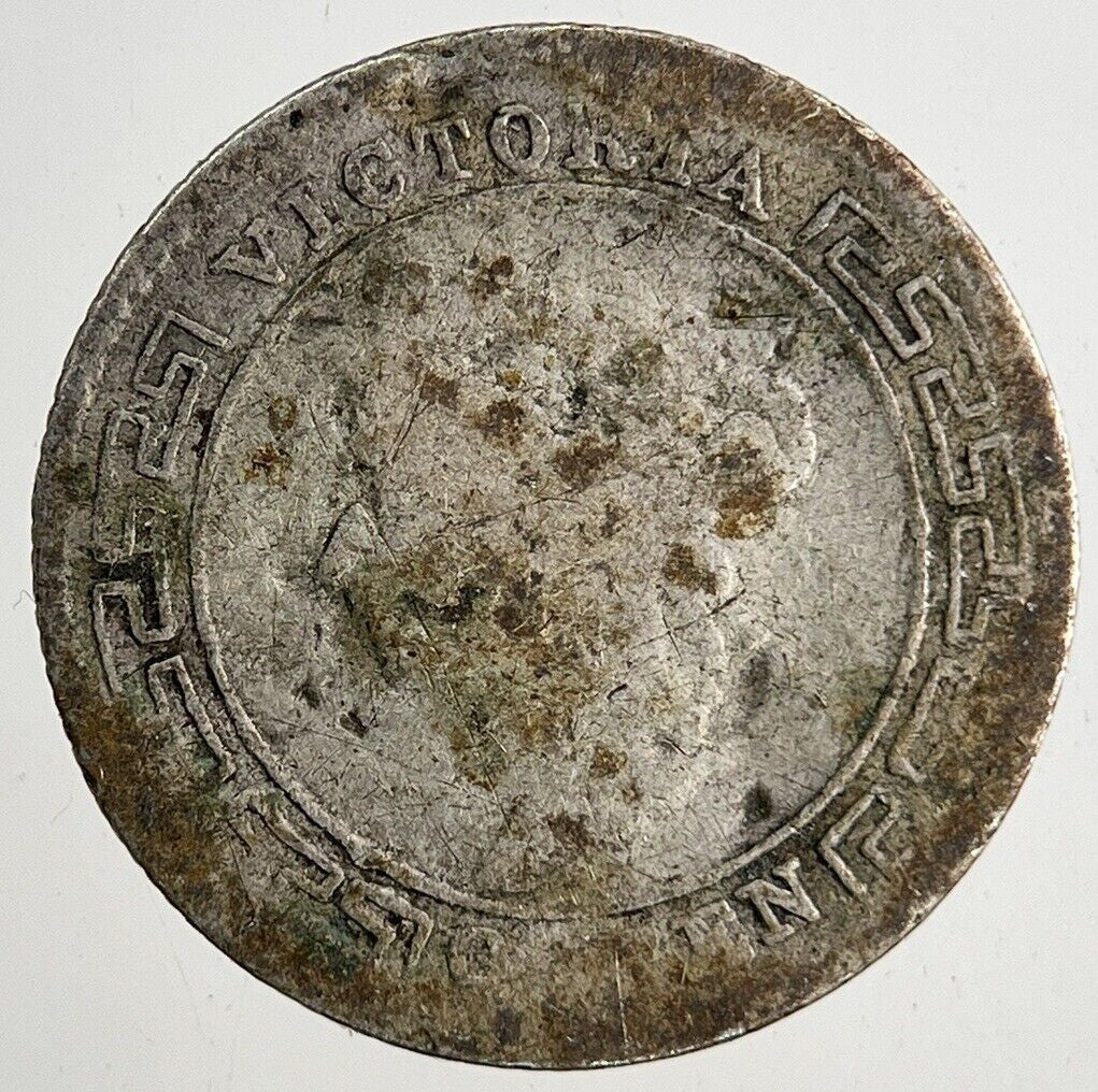 1894 Ceylon 10 Cents Silver Coin | Collectable Grade