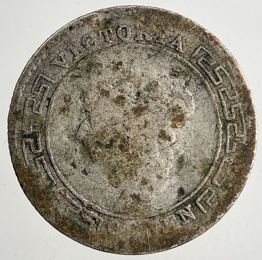1894 Ceylon 10 Cents Silver Coin | Collectable Grade