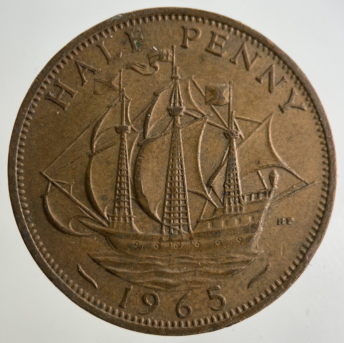 1965 Elizabeth II 2nd 1/2 Half-Penny Coin | Fine Collectable Grade