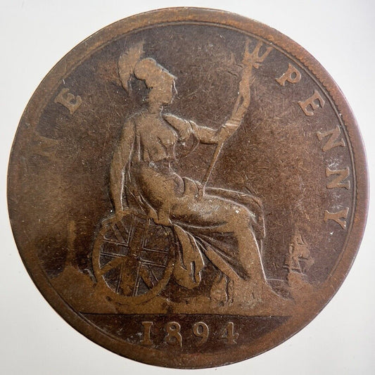 1894 Victoria Penny Coin | Fair Grade | a8027