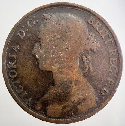 1894 Victoria Penny Coin | Fair Grade | a8027