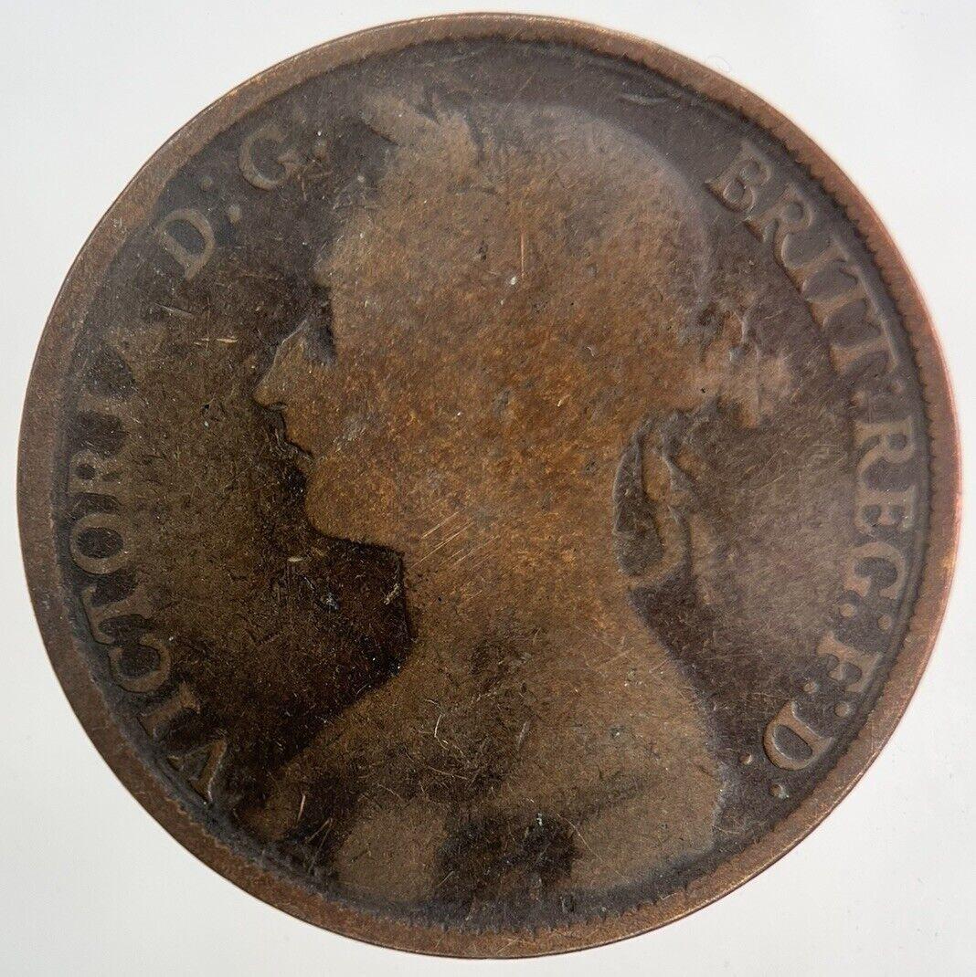 1894 Victoria One Penny Coin | Collectable Grade