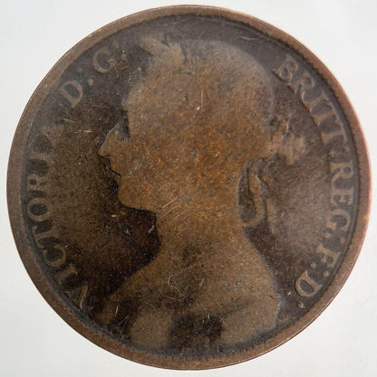 1894 Victoria One Penny Coin | Collectable Grade