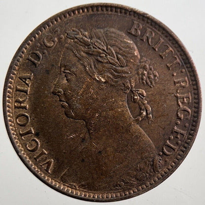 1894 Victoria Farthing Coin | Very High Grade | a7696